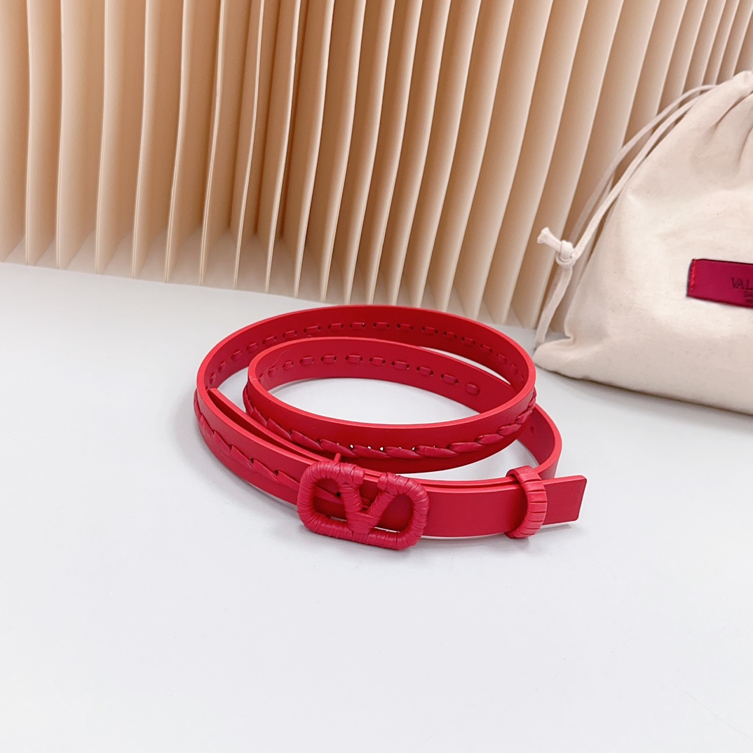 Valentino Leather Belts 1:1 Mirror Version
