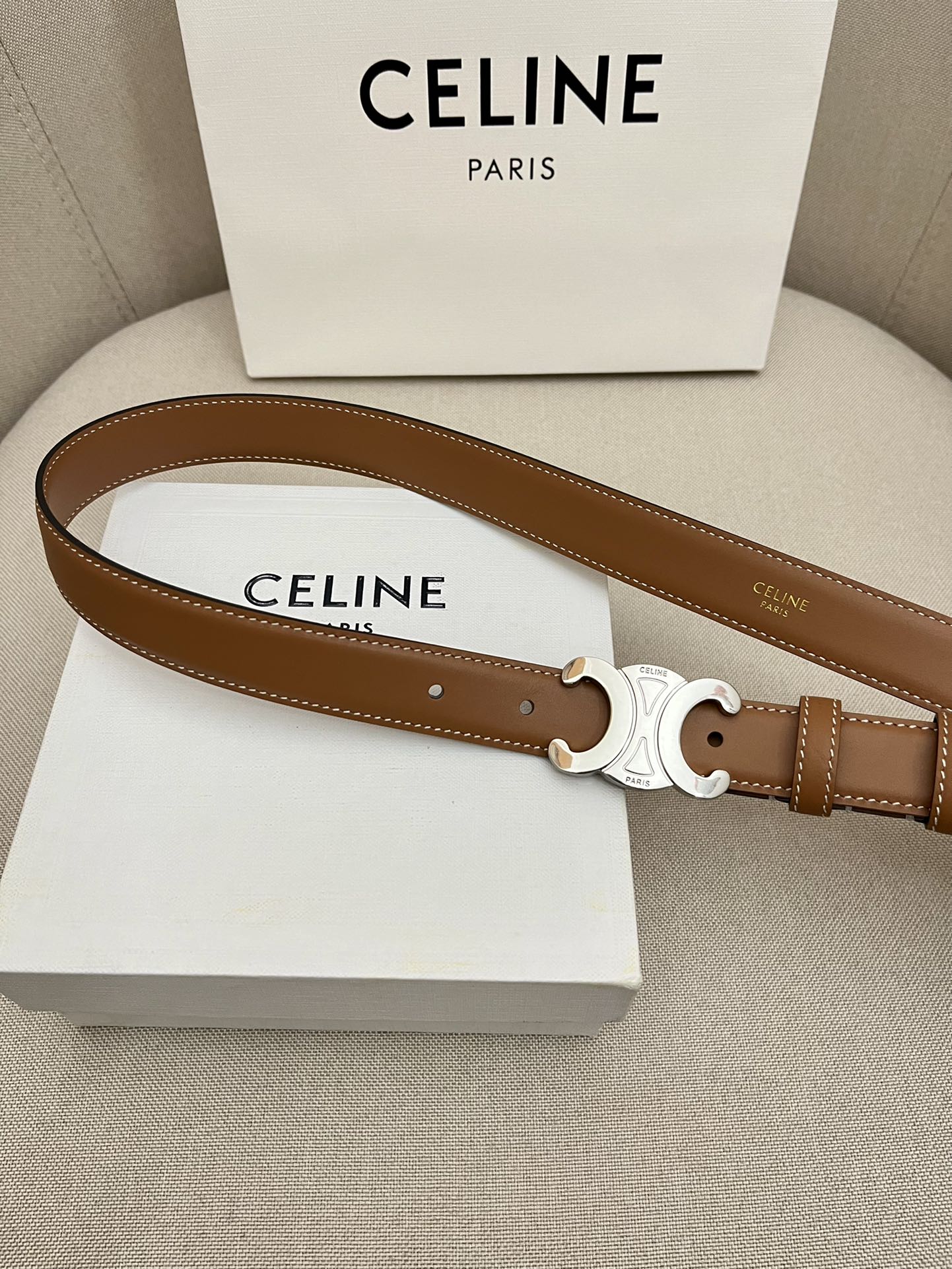 Celine Leather Belts 1:1 Mirror Version