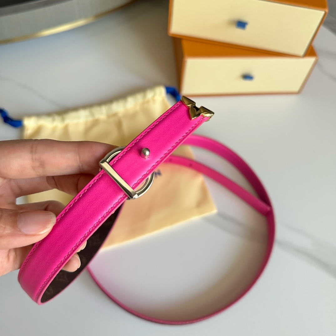 Louis Vuitton LV Leather Belts 1:1 Mirror Version