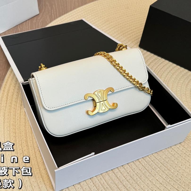 Celine Triomphe  Handbag Shoulder Bag Chain Strap Crossbody Bag  (Replica)