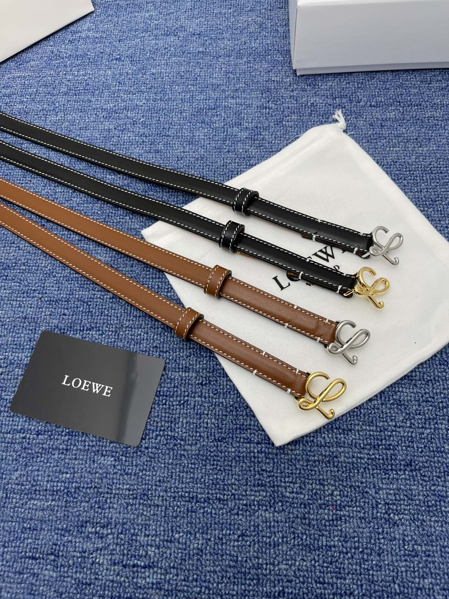 Loewe Leather Belts 1:1 Mirror Version