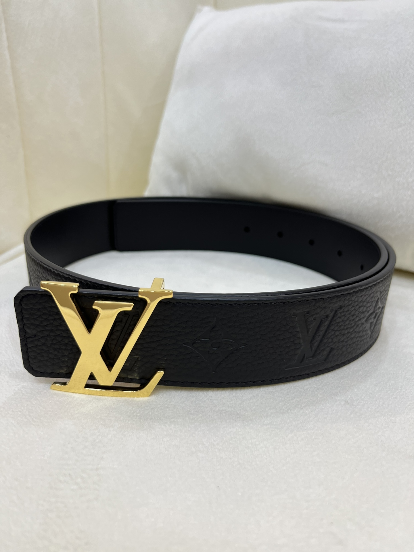 Louis Vuitton LV Leather Belts 1:1 Mirror Version
