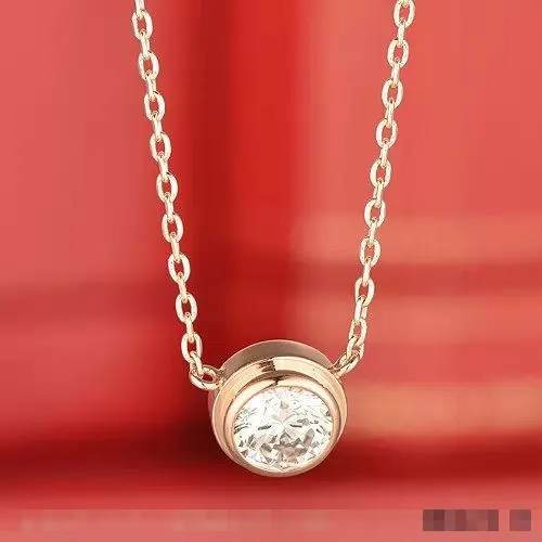 Diamants Legers De Cartier Necklace, Small Model Pink Gold, Diamond B7215700