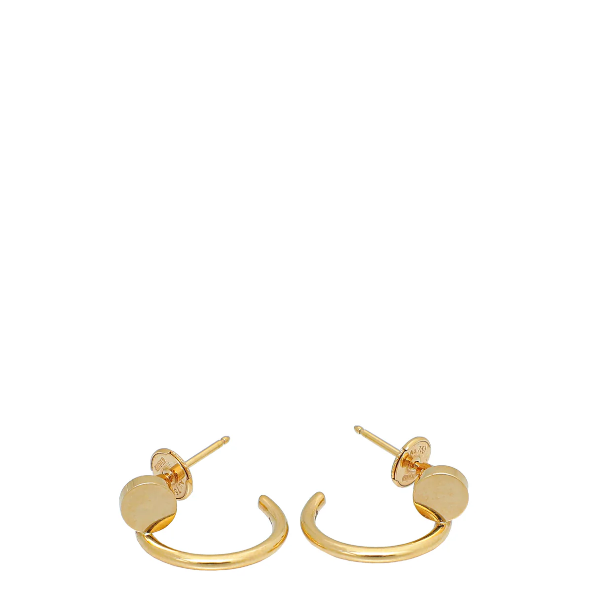 Cartier 18K Yellow Gold Juste Un Clou Hoops Earrings
