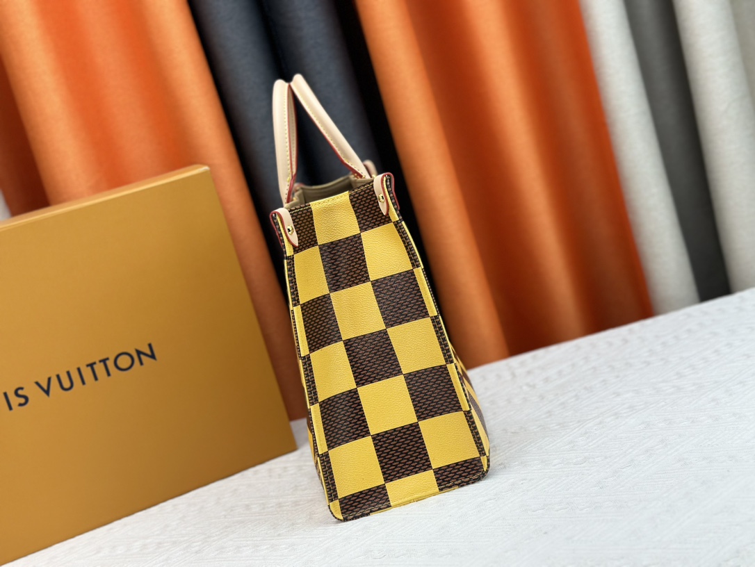 Louis Vuitton On The Go Tote M46542 Shoulder Bag Handbag