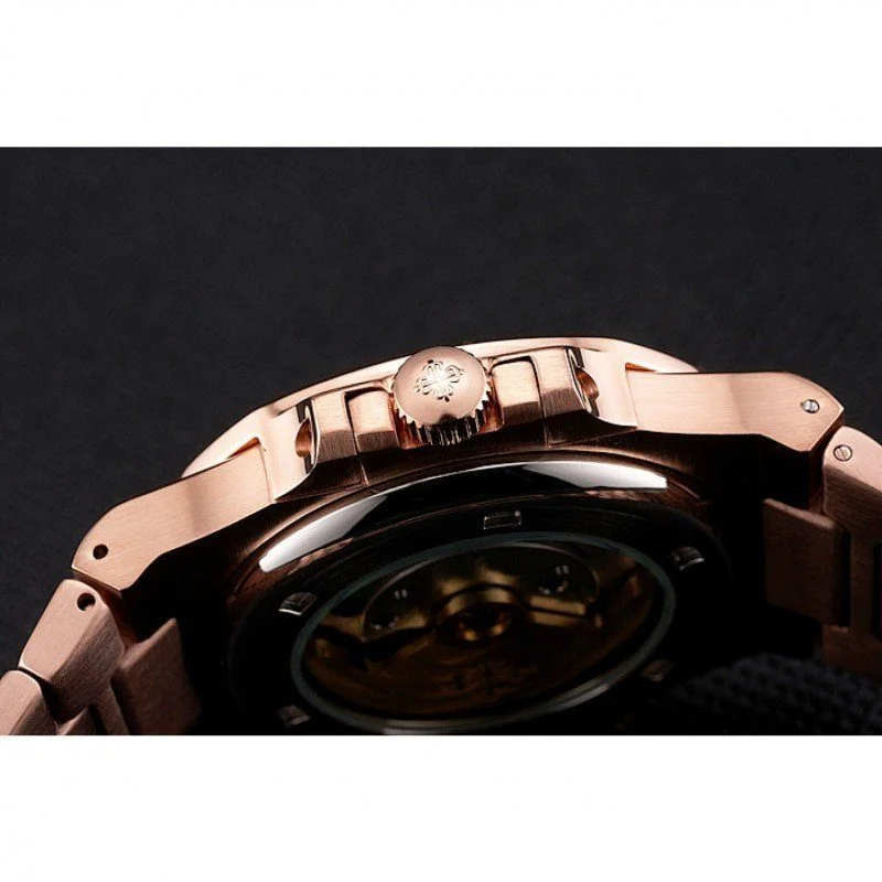 Nautilus 5980/1R-011 Dial Silver 40 mm, Rose Gold