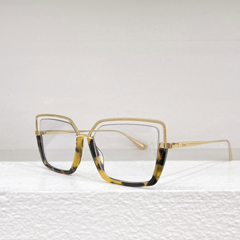 Dior  Stylish Temperament Hollow Frame sunglasses Top quality (Replica）