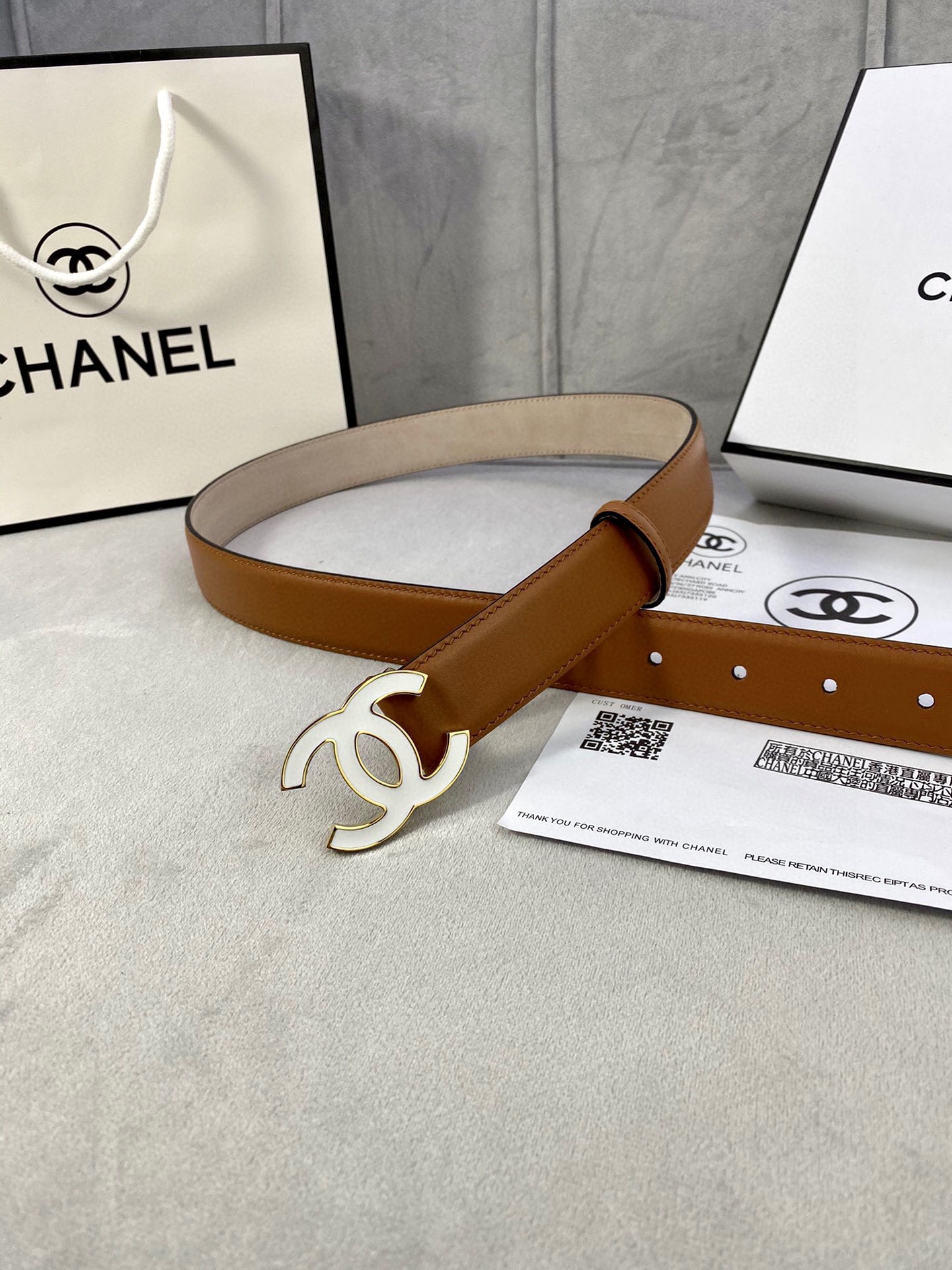 Chanel Leather Belts 1:1 Mirror Version