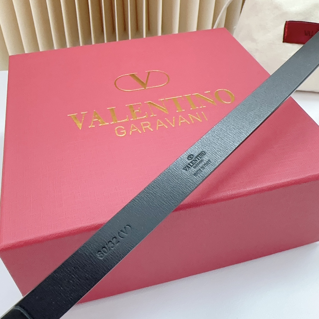 Valentino Leather Belts 1:1 Mirror Version