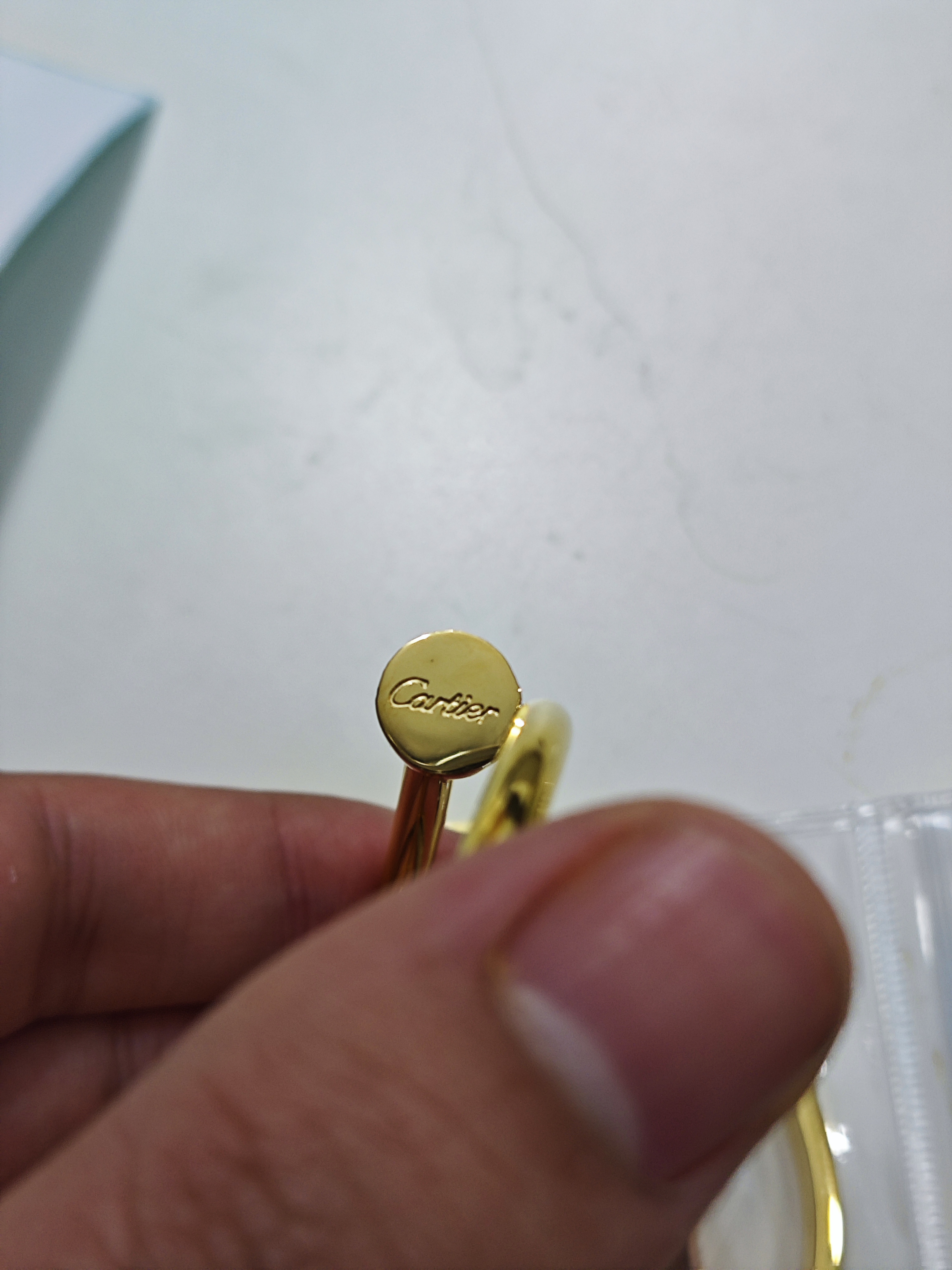 Cartier JUSTE UN CLOU Bracelet, White Gold & Rose Gold & Yellow Gold