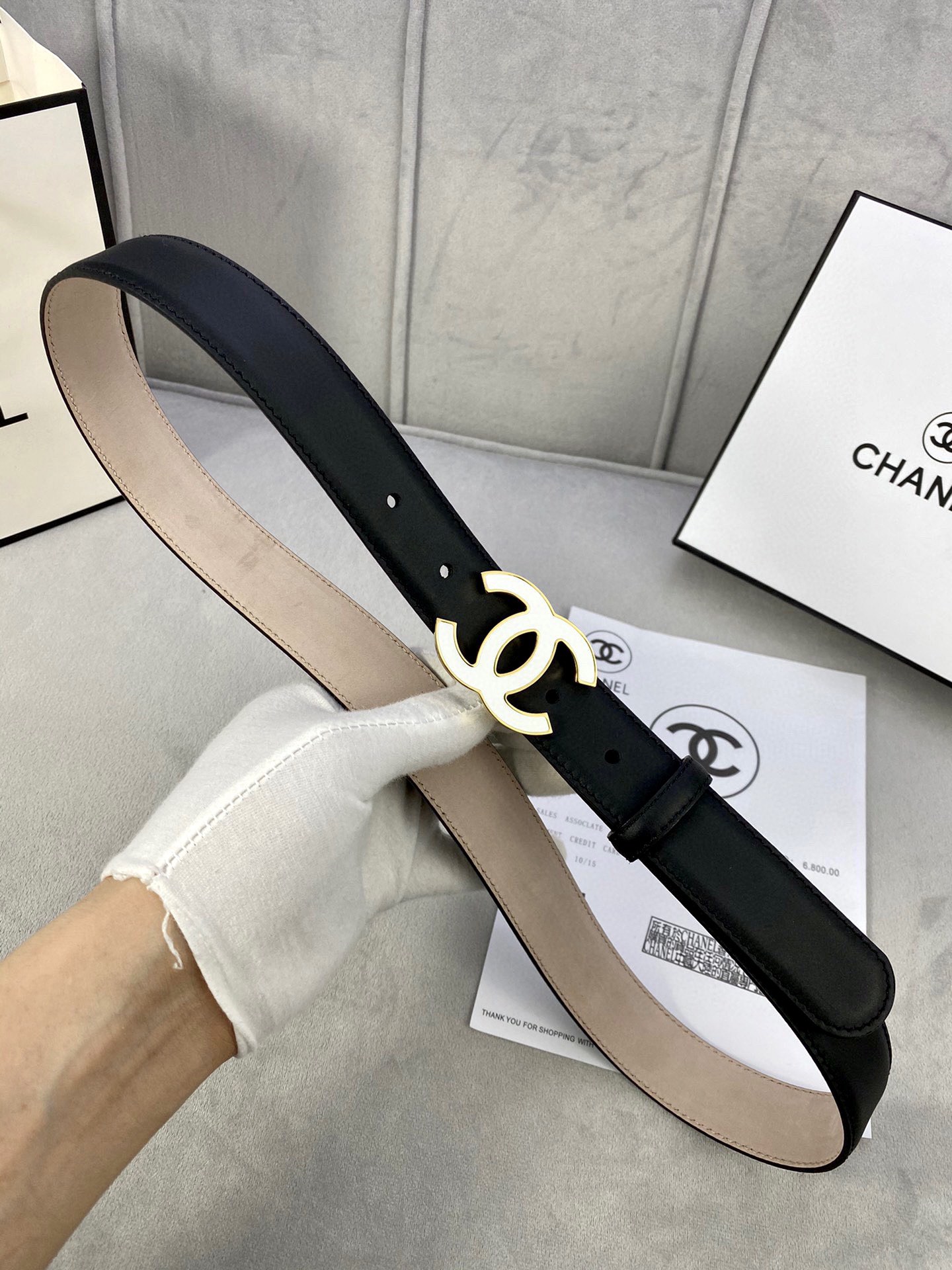 Chanel Leather Belts 1:1 Mirror Version