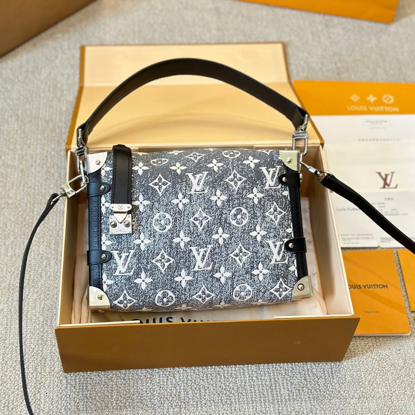 Louis Vuitton LV Side Trunk Shoulder Bag(Replica)