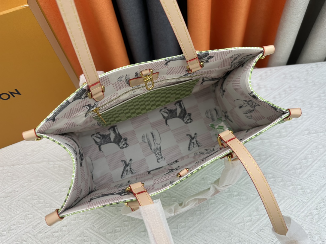 Louis Vuitton On The Go Tote M46542 Shoulder Bag Handbag