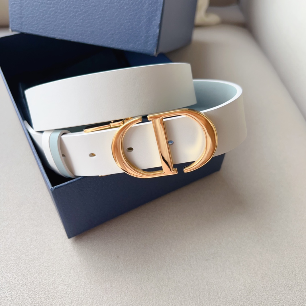 Dior Leather Belts 1:1 Mirror Version