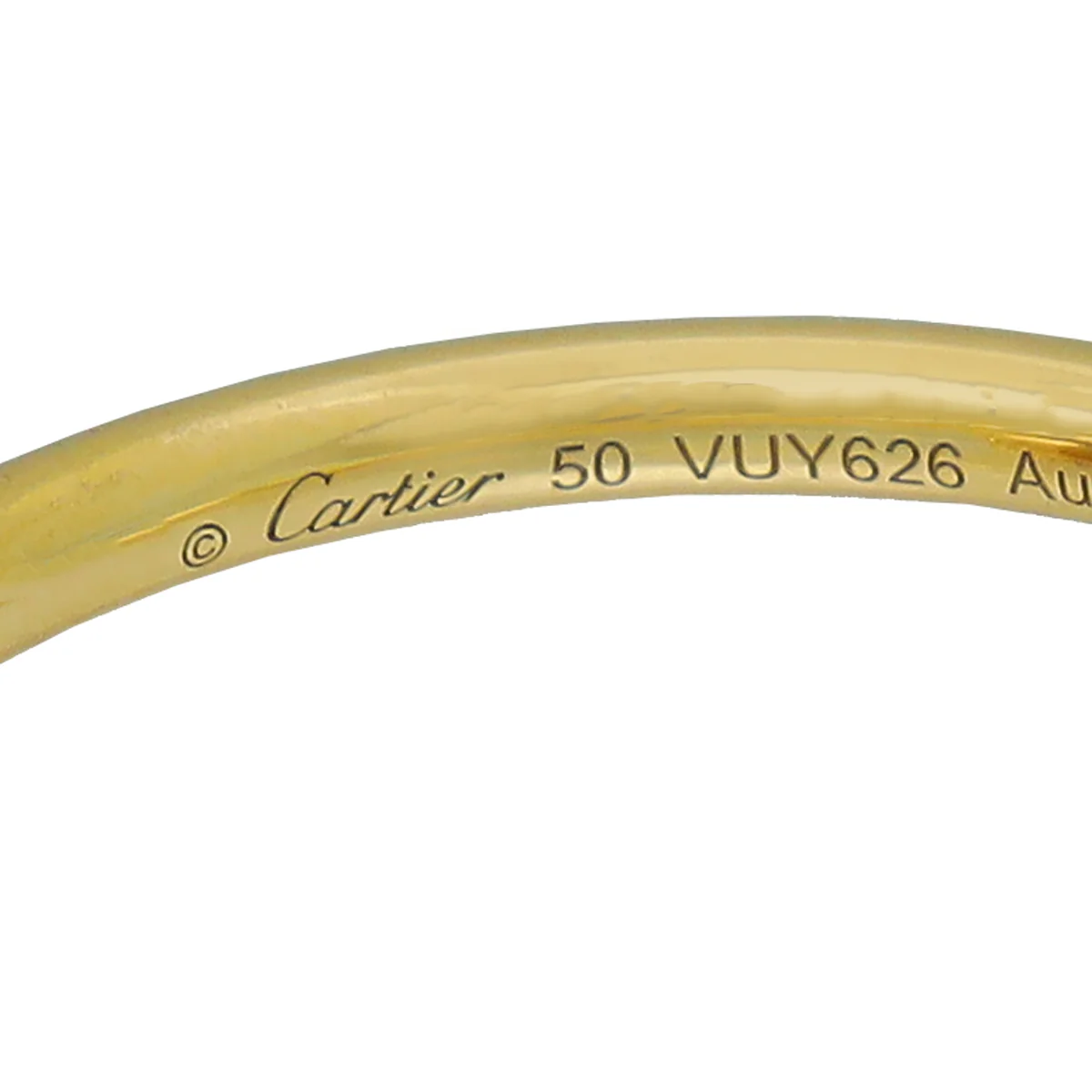 Cartier 18K Yellow Gold juste un Clou Small Model Ring 50