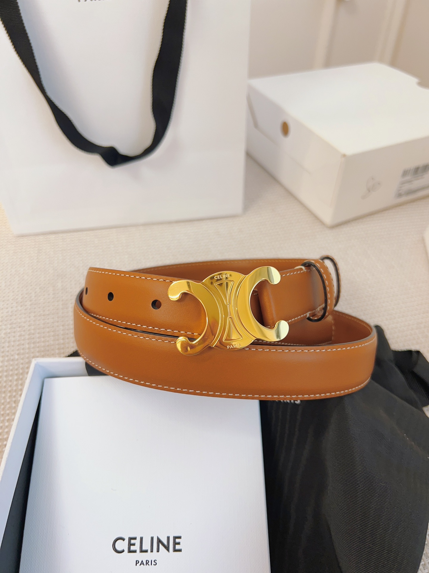 Celine Leather Belts 1:1 Mirror Version