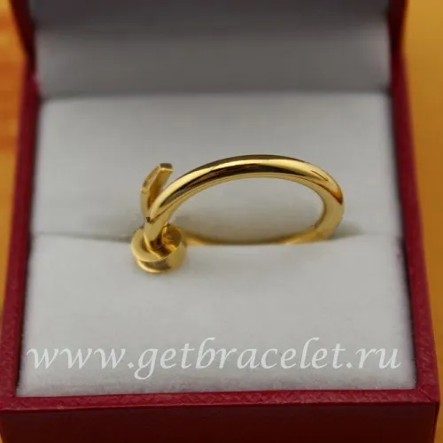 Fake Cartier Juste Un Clou Ring Yellow Gold Diamonds