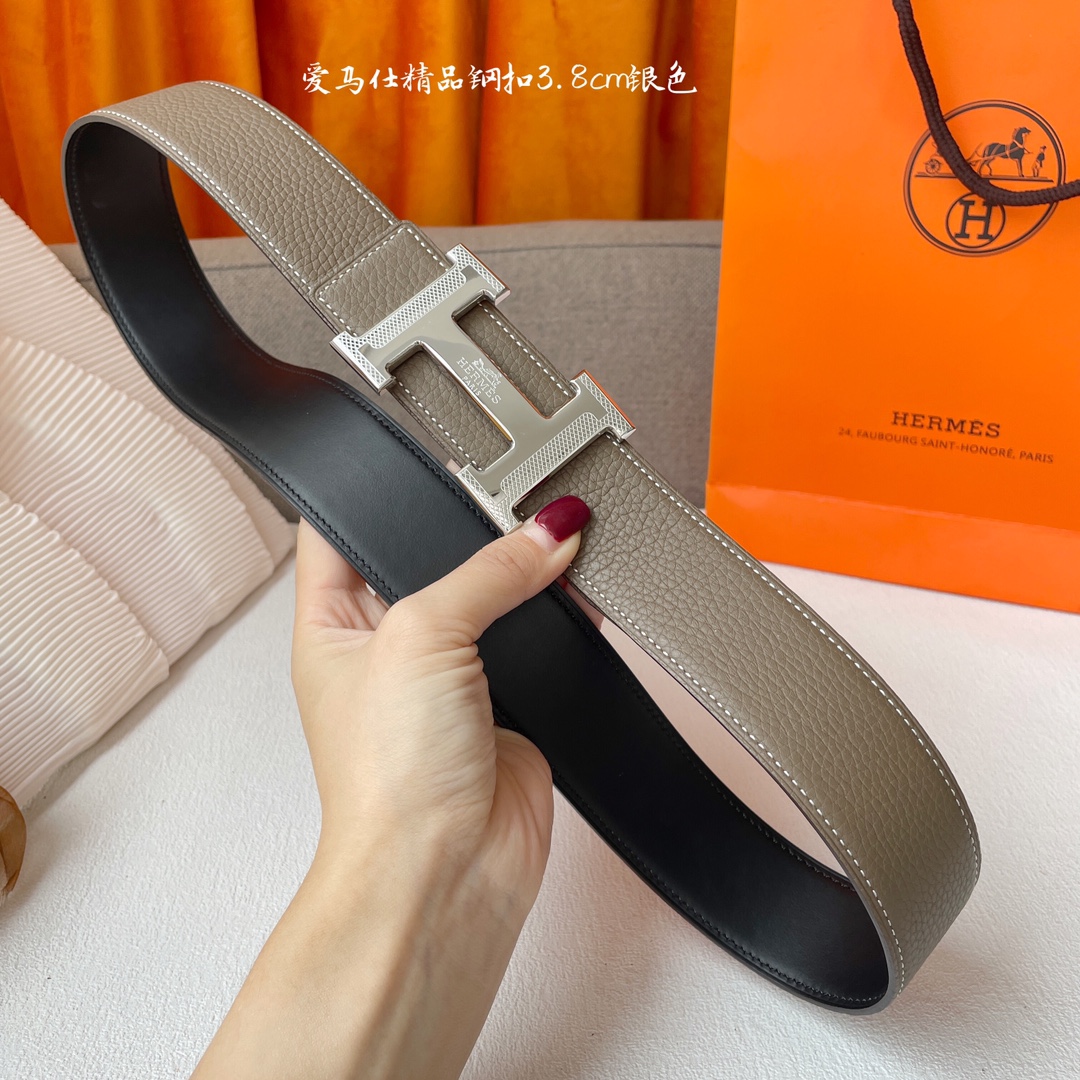 Hermes Leather Belts 1:1 Mirror Version