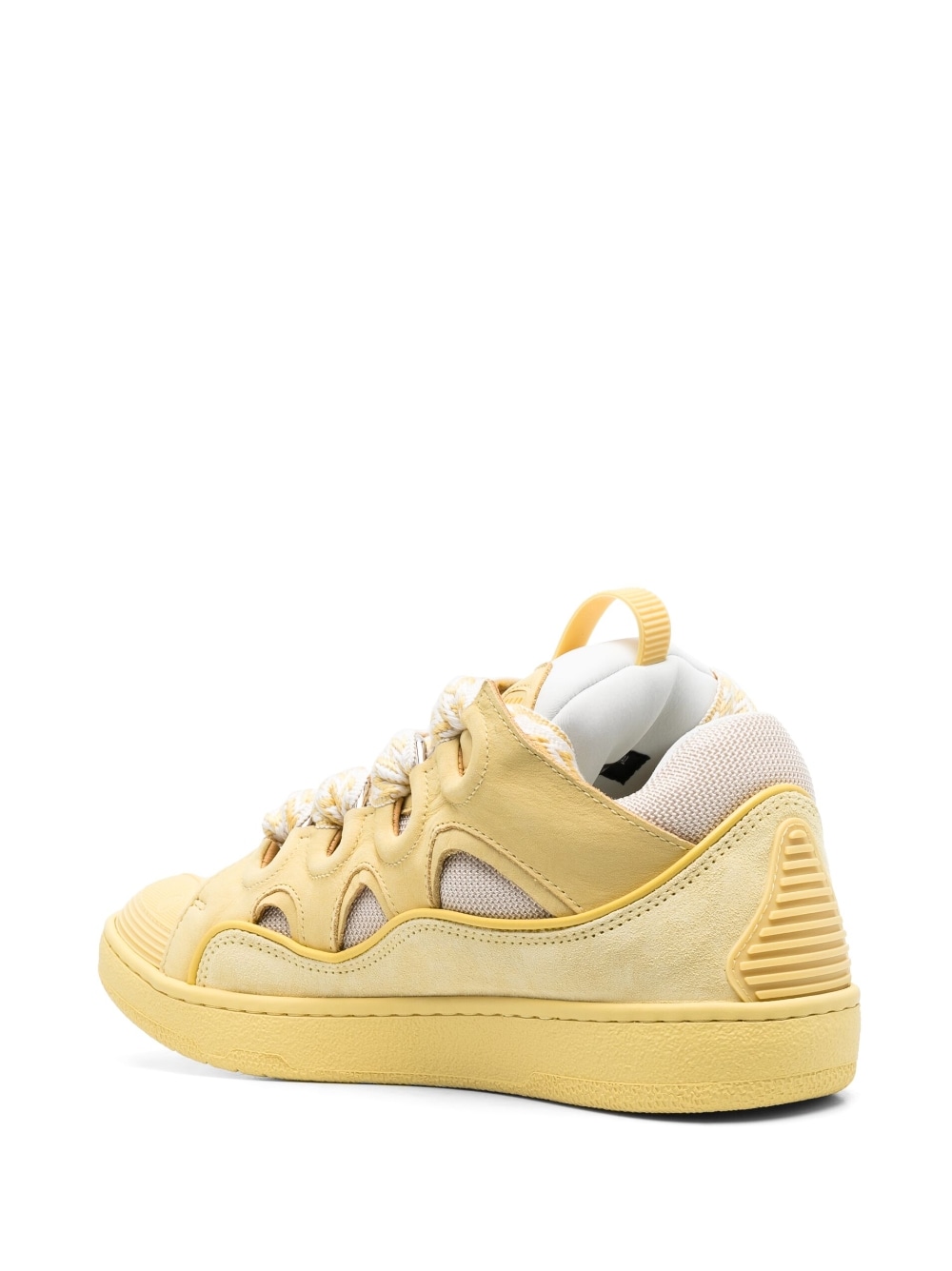 Lanvin LEATHER CURB SNEAKERS(Replica)
