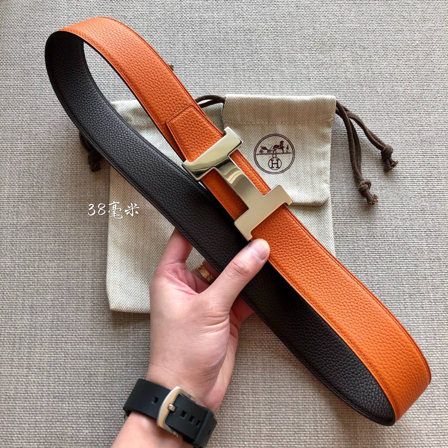 Hermes Leather Belts 1:1 Mirror Version