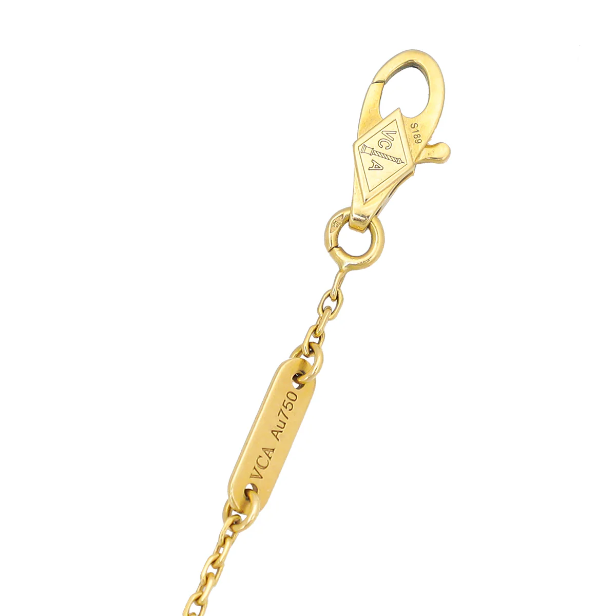 Van Cleef & Arpels 18K Yellow Gold MOP Sweet Alhambra Bracelet