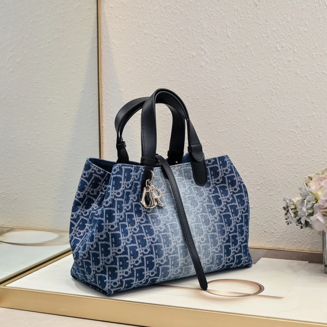 Dior Denim Medium Dior Toujours Bag Shoulder Bag Handbag  (Replica)