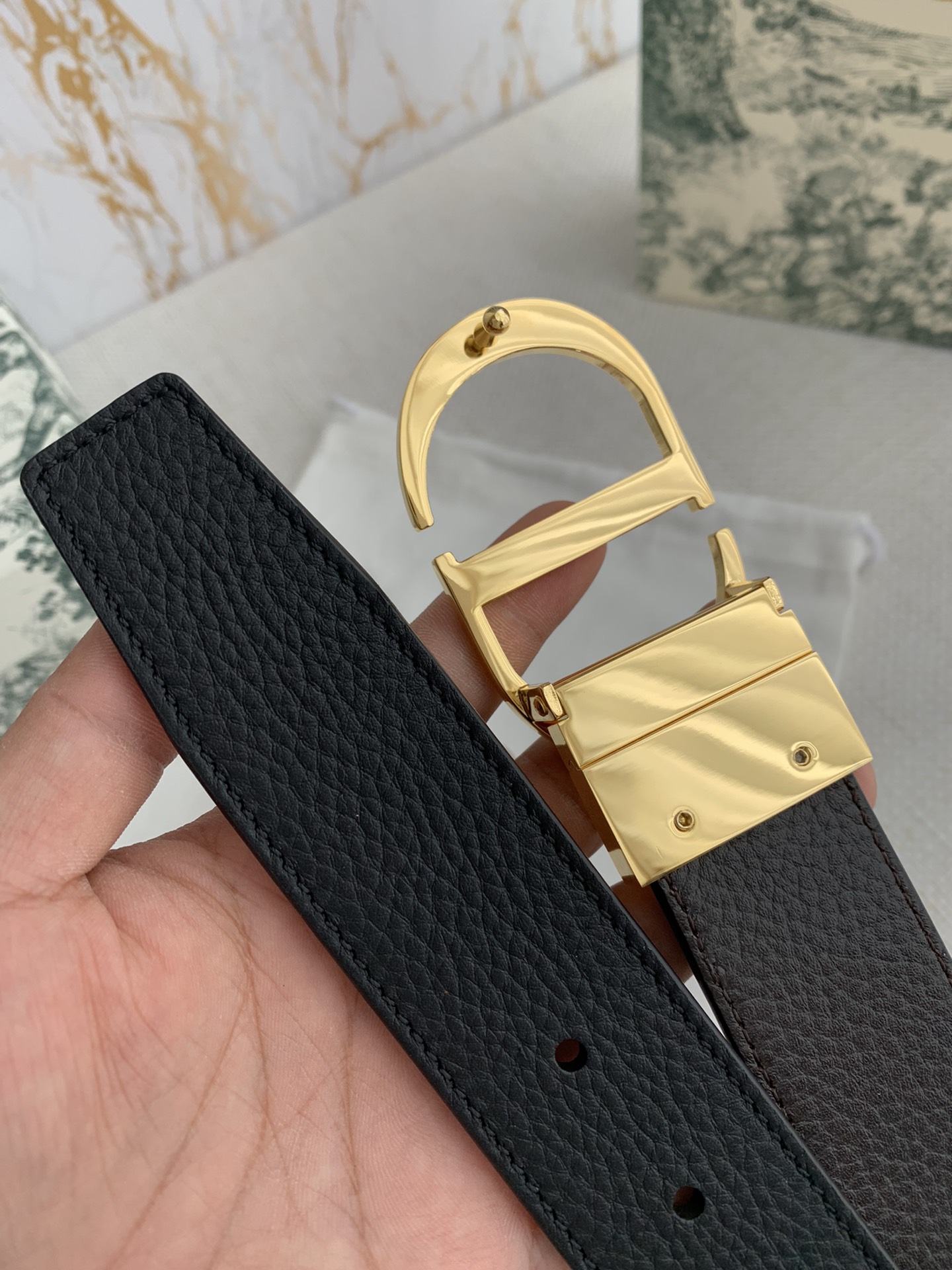 Dior Leather Belts 1:1 Mirror Version
