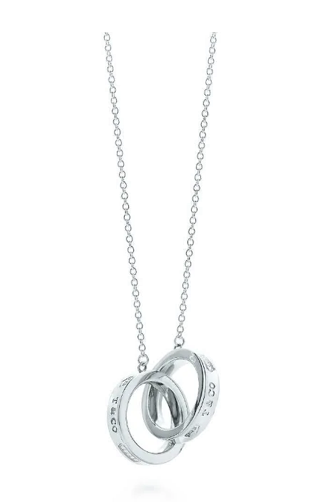 Tiffany 1837 Interlocking Circles Pendant Necklace Bracelet Jewelry Valentine Gift GRP02386/35505903