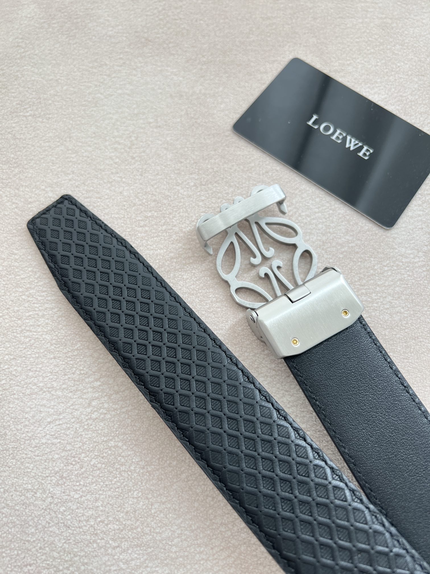 Loewe Leather Belts 1:1 Mirror Version