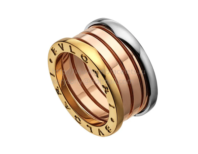 B.zero1 4-Band Ring in Rose White and Yellow Gold