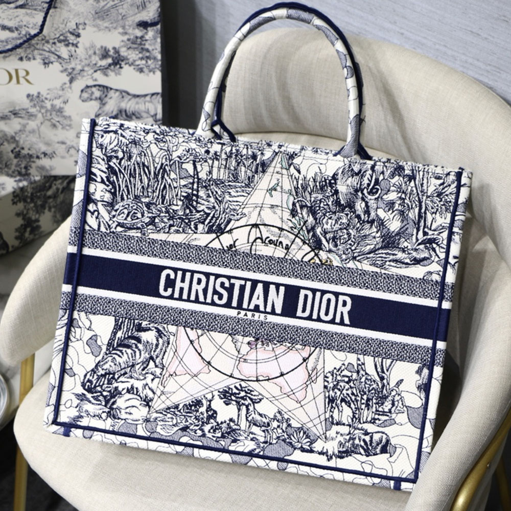 DIOR Book Tote Starlight&Star Tote Bags(Replica)