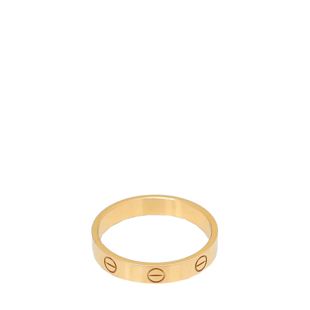 Cartier 18K Rose Gold Love Wedding Band Ring 58