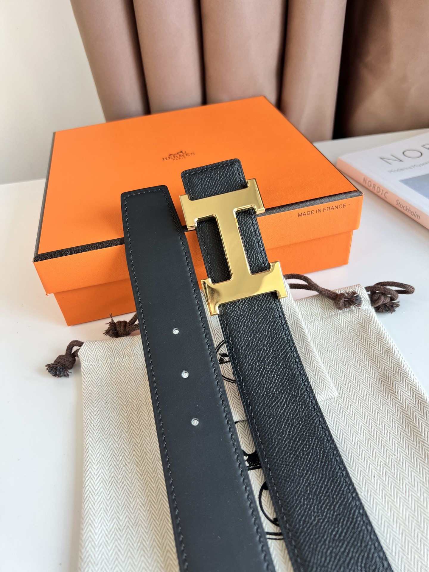 Hermes Leather Belts 1:1 Mirror Version