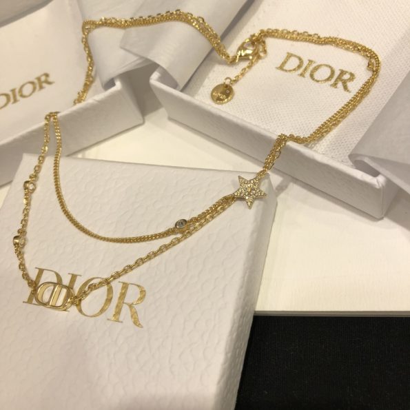 Double Layer Necklace, Stars & Pig Noses & Diamonds