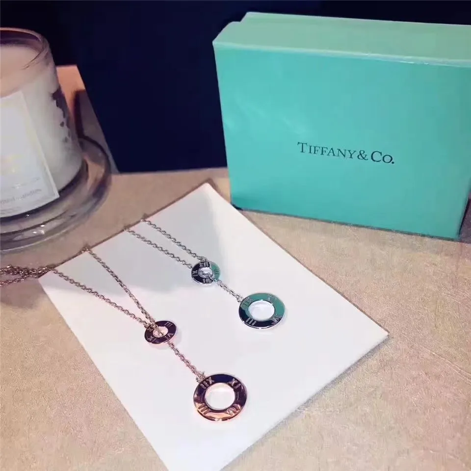 Tiffany Atlas Lariat Circle Pendant Necklace Gift For Women 30419359