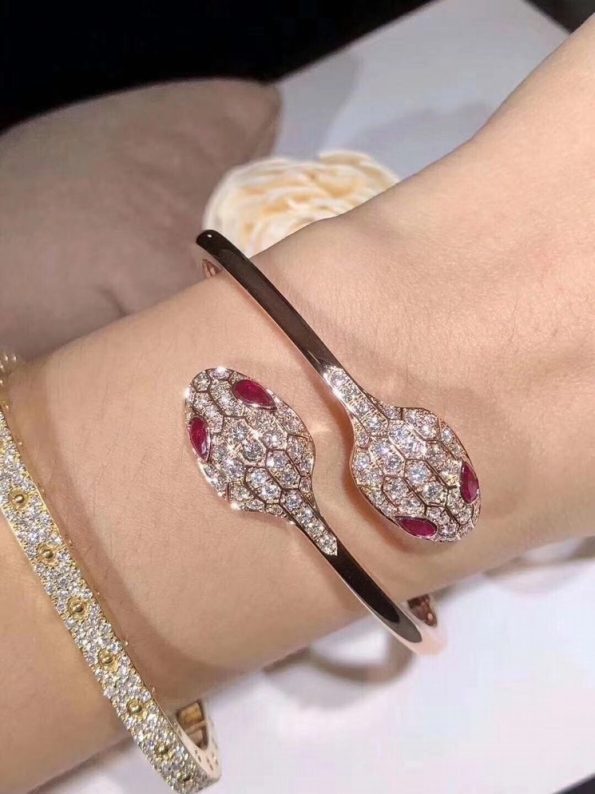 BVLGARI SERPENTI BRACELET Dupe, Red Eyes