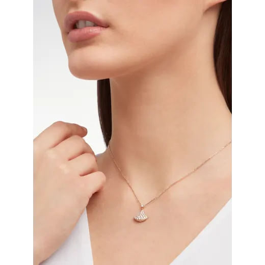 BVLGARI DIVAS' DREAM NECKLACE Replica, White Gold & Rose Gold
