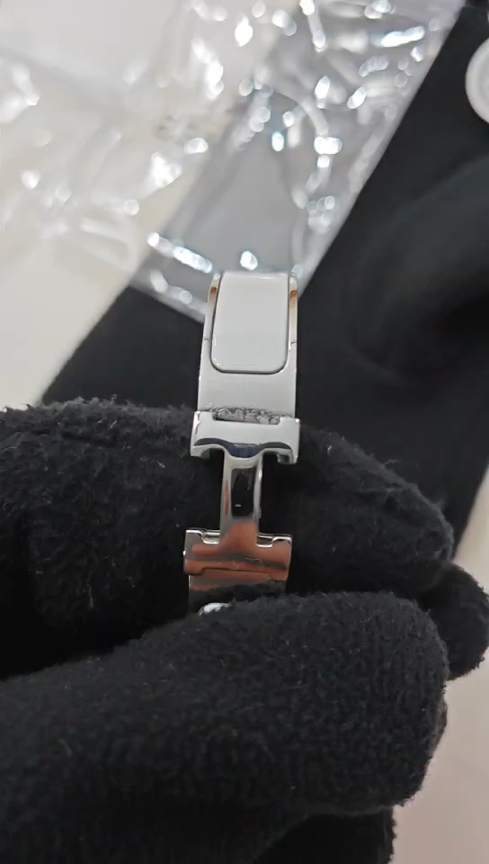 Fake Hermes Bracelet, Clic H bracelet Dupe, White Enamel Bracelet, Three Color