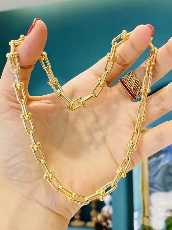 Tiffany Bracelet Replica, Link Bracelet, White Gold& Gold& Rose Gold