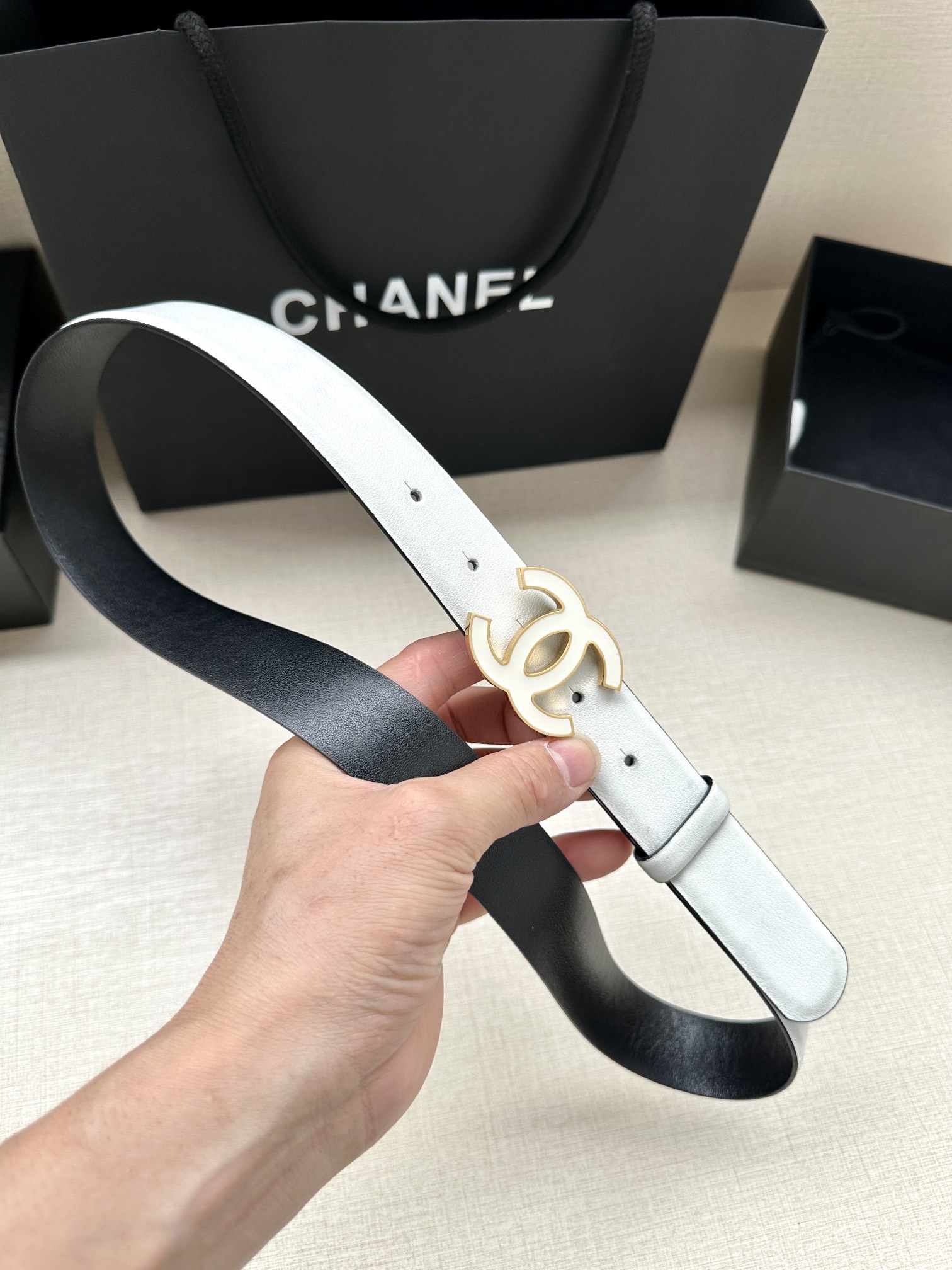 Chanel Leather Belts 1:1 Mirror Version