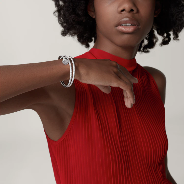 Cartier JUSTE UN CLOU BRACELET Dupe, Diamonds,Available in three colours