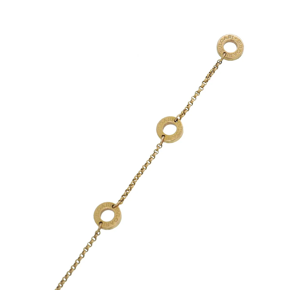Bvlgari 18K Pink Gold Ceramic B.Zero 1 Necklace