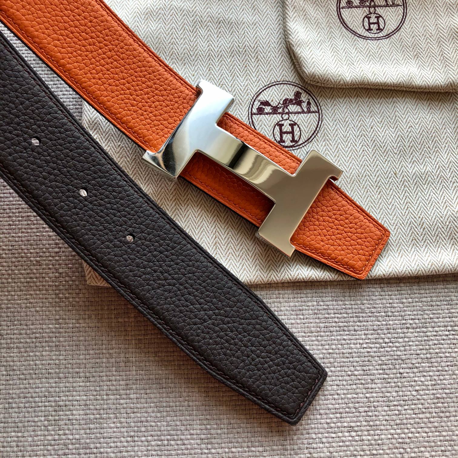 Hermes Leather Belts 1:1 Mirror Version