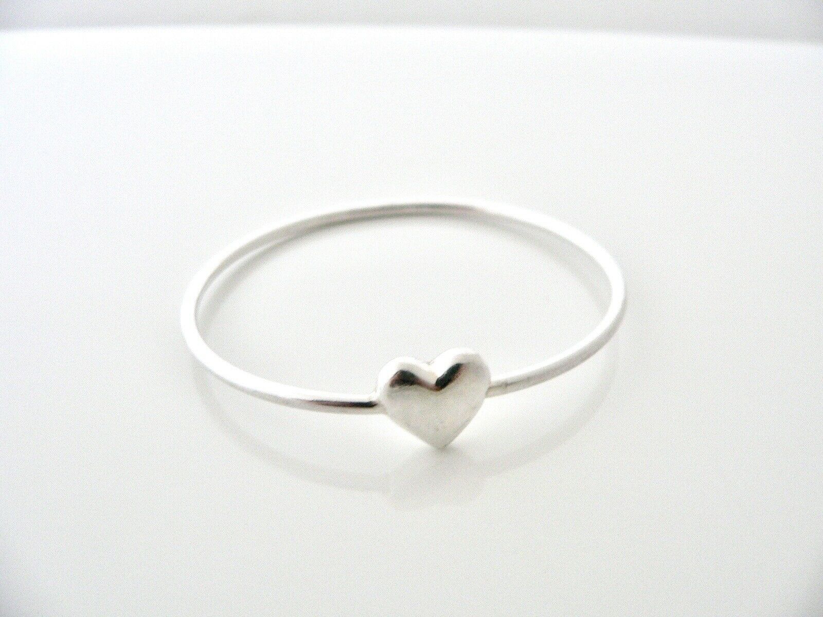 Tiffany & Co Puff Heart Puffed Bangle Bracelet Rare Gift Classic Love Statement