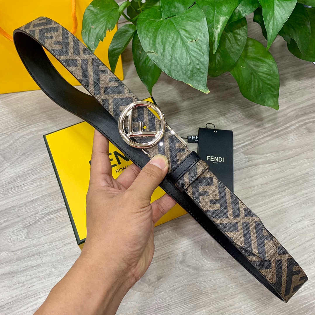 Fendi Leather Belts 1:1 Mirror Version