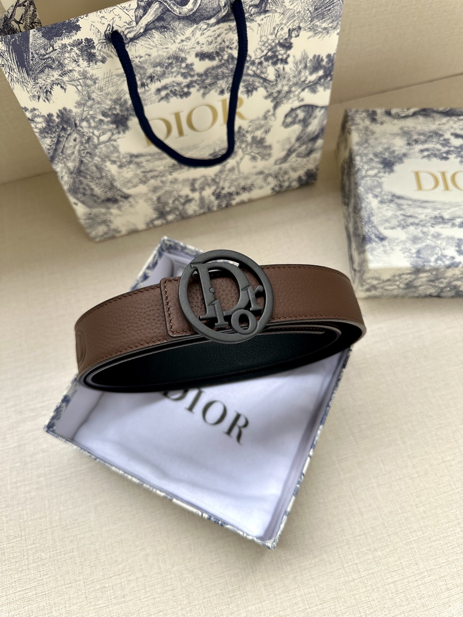Dior Leather Belts 1:1 Mirror Version