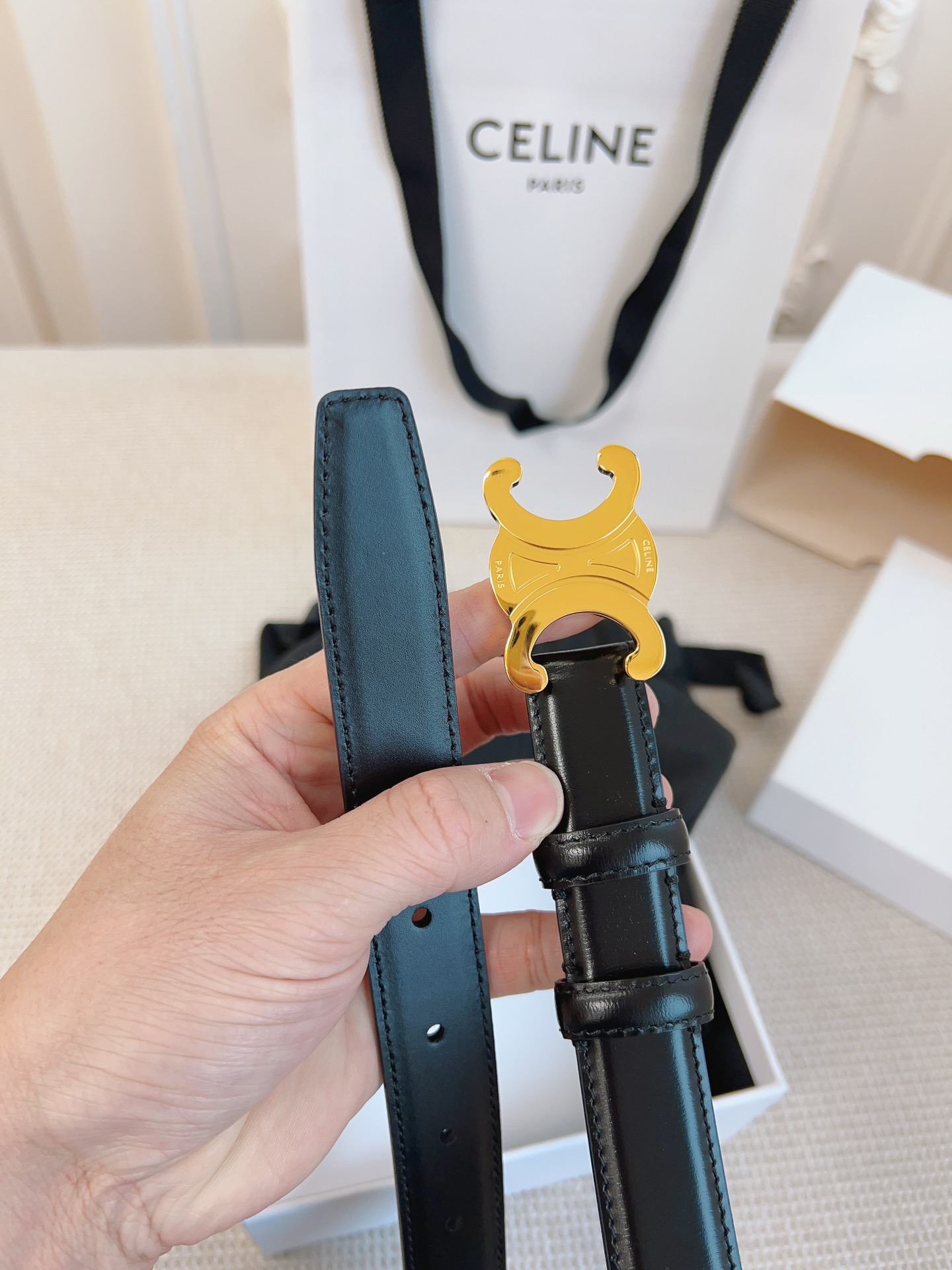 Celine Leather Belts 1:1 Mirror Version