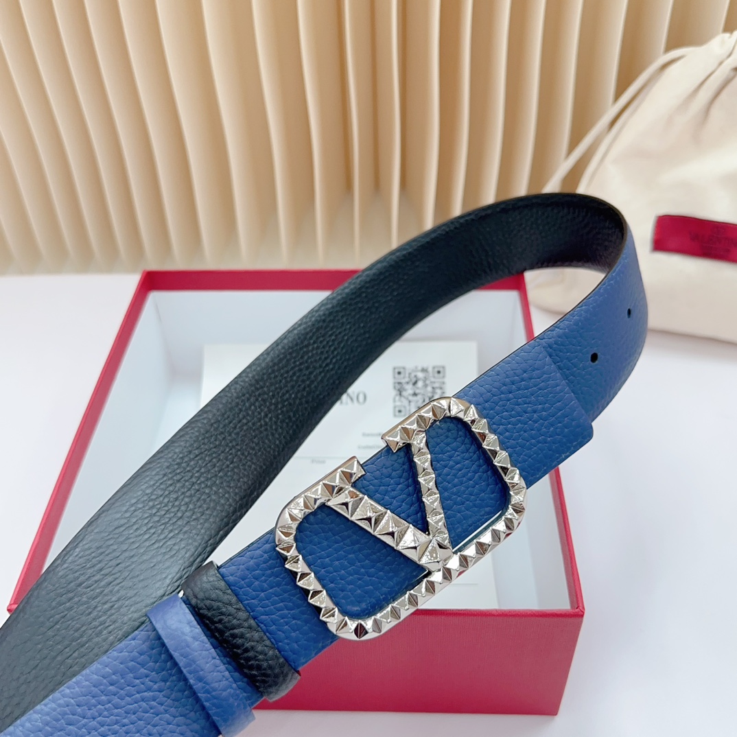 Valentino Leather Belts 1:1 Mirror Version