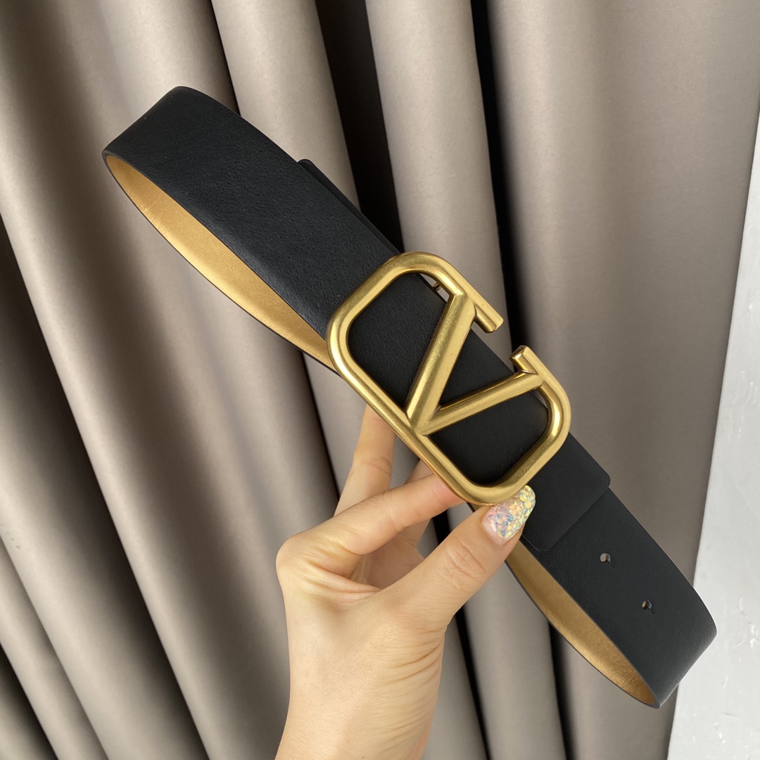 Valentino Leather Belts 1:1 Mirror Version