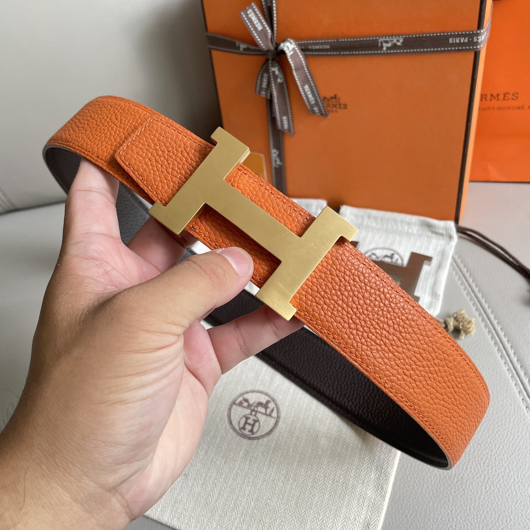 Hermes Leather Belts 1:1 Mirror Version
